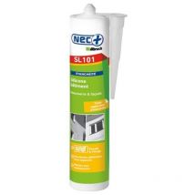 NEC+ ILLBRUCK - Mastic bâtiment silicone 310mL - blanc