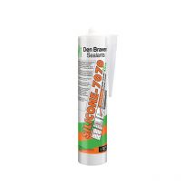Den Braven - Mastic silicone 7070 plus - gris anthracite ral 7016 - cartouche 300 ml