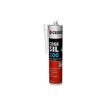 Mastic silicone pour joints sanitaires Cegecol Cege Sil 200 - 300ml - 497864