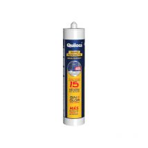 Quilosa - Mastic silicone sanitaire 'bain parfait' transparent en cartouche de 280ml