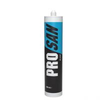 Sigillante siliconico sanitario bianco, pro san monocomponente acetico, 280 ml