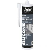 Mastic silicone translucide 280ML Veritt cartouche 061006