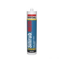 Mastic silicone silirub NEO5 pour façades et vitrage - 300 ml - chêne Soudal
