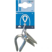 Posamo - Virola Acero galvanizado 4mm - 25 unidades (por 10)