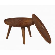 Masuria Feuerstelle Nexo 60 Corten 60 × 60 × 55 cm Feuerschale aus Cortenstahl