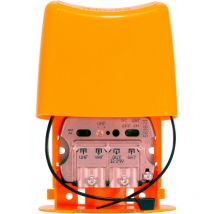 Televes - Mât Amplificateur tnt 24db 3 entrées uhf - vhf - fi lte 700 5G Nanokom 561621 2ème dividende numérique
