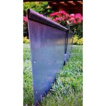 Bordura in acciao corten altezza 16 cm spessore 1 mm lunghezza 2 mt - MAT