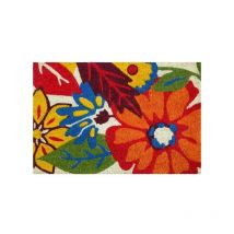 Tappeto rettangolare colori assortiti, l.40 x P.60 cm Fiori Sans marque