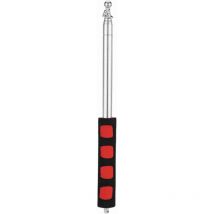 Mât de drapeau télescopique d'extérieur en acier inoxydable de 2 mètres pour mât de drapeau des enseignants, pointeur d'enseignement, bannière de