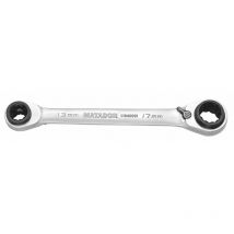 Schraubwerkzeuge 01840001 Chiave poligonale doppia a cricchetto Misura (metrica) 10 - 19 mm - Matador