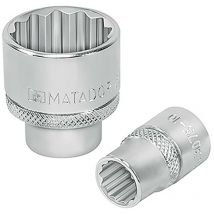 Steckschlüssel-Einsatz, 12-kt., 12,5 mm (1/2'): 26 m