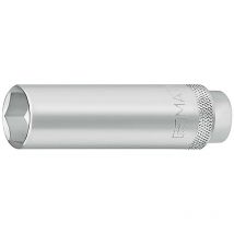 Zündkerzen-Einsatz, 6-kt., lang, Gummi, 10 mm (3/8'): 16 m