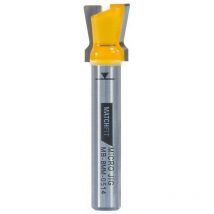 Matchfit Dovetail Router Bit (14 Degrés) 8 et 12mm Shank Microjig Diamètre de la Tige: 8 mm