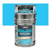 Matcosol piscine bleu 13,5L -Résine epoxy bi- Composant grande résistance au chlore GMC