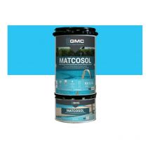 Matcosol piscine bleu 3,5L- Résine epoxy bi- Composant grande résistance au chlore GMC