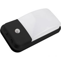 Matel led Wandleuchte IP65 Sensor 20w kaltschwarz