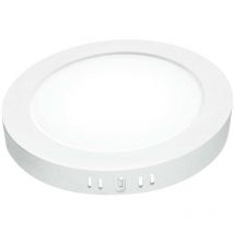 Pc Downlight led blanc surface ronde 18W froid - Matel
