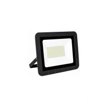 Schwarzer flacher LED-Projektor IP65 30W warm - Matel