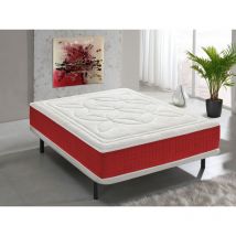 Materassiedoghe - Matelas 140x200 à mémoire de forme ergothérapie 25 cm épaisseur avec 5 cm de mémoire modèle Prestige