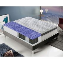 Matelas 140x190 À Ressorts Ensachés Ilovesleep Positano - Mémoire De Forme - 13 Zones