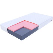 FDM - Matelas 90x190 oasis mémoire de forme mousse Zone de confort Épaisseur 16 cm Innovant