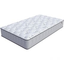 Matelas 120x200 oslo mousse mémoire de forme bubblegum et mousse naturalis - épaisseur 29 cm