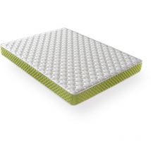 Dagostino Home - Matelas Mousse 140x190 - Ferme - Réversible - Côté Été/hiver - H15 Cm