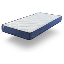 Xaluca - Matelas 90X180 laura Épaisseur 22 cm 2 faces Eté/hiver - Indépendance De Couchage