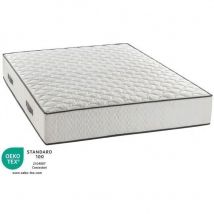 Deko Dream - Matelas 140x200 cm - 580 ressorts ensachés - 7 zones de confort - 24 cm Détente
