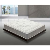 Ilovesleep - Matelas 160x200 à mémoire de forme - amovible - Hauteur 29 cm - Orthopédique - Anatomique - Antibactérien - Anti-acarien - Élastique et