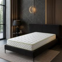 Provence Literie - Matelas 70x190 x 21 cm - Ferme - Aertech+ 35 Kg/m3 hr Haute Densité - - 5 Zones de Confort
