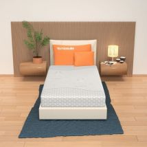 Miasuite - Matelas 80x190 Mousse à Mémoire de Forme, Hauteur 21 cm - Déhoussable, 4 Couches Bora
