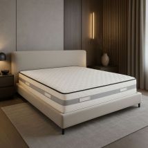Matelas 180x200 contact Mousse à Mémoire de Forme 50 Kg/m3 - Trés Ferme - 23 cm + Oreiller à Mémoire de Forme offert valeur 89 û King Memory