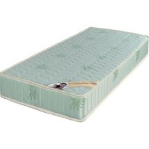Lot de 2 Matelas 70x190 + Sommiers Démontés + pieds + 2 Oreillers Mémoire + 2 Protèges Matelas Offerts Mousse rembourrage 100 % polesther - âme 100 %