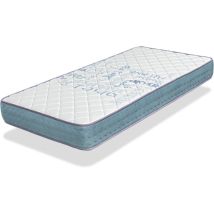 Matelas 80X200 lit enfants Epaisseur 18 cm kunio visco - Mousse a memoire, Ergonomique et respirant, ideal pour les lits gigognes et lit cabane