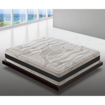 Materassiedoghe - Matelas 140X200 à mémoire de forme 11 zones différenciées 28cm de hauteur modèle Deluxe