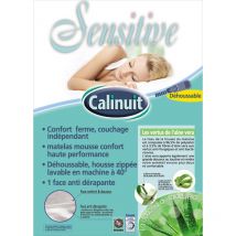 Calinuit - Matelas 90x190 cm aloe vera déhoussable