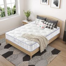 Yidatong - Matelas 90x190 cm - Ép 20cm - Mémoire de forme - 7 Zones -Fermeté Moyenne - Respirabilité - Haute Resilience