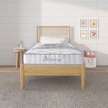 Yidatong - Matelas 90x190 cm - Ép 23cm - Blue Latex - Mousse mémoire de forme hr - Hypoallergénique - Durable - 7 Zones