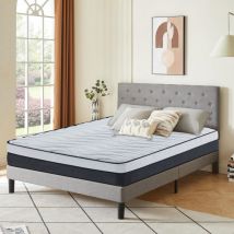 Yidatong - Matelas 90x190 cm - Ép 23cm - Ressorts ensachés - Mousse à mémoire de forme - Mousse ondulée confortable - Anti-acariens- 7 Zones