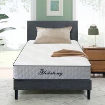Yidatong - Matelas 90x190 cm Premium - Mémoire de forme - 26 cm - 10 zones de confort