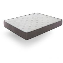 Xaluca - Matelas 135X190 titanium epaisseur 25 cm - Ressorts ensaches-Ergonomique
