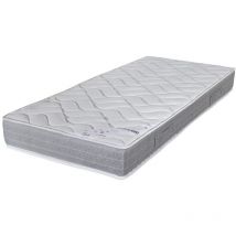 Matelas 90x200 Maryland - Mousse - Hauteur 20 cm - 3 zones - Soutien ferme