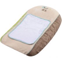 Matelas à langer avec housse Panda Crème 50x70 cm