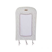 Domiva - Matelas a langer + Housse avec 1 éponge imperméable lilas