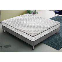 Ilovesleep - Matelas 160x190 à mémoire de forme - Epaisseur 20 cm - Orthopédique - Rigidité H3 9 Zones de Comfort