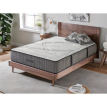 Matelas à Mémoire de Forme 120x190 Titán Idéal pour les Personnes Souffrant de Douleurs Dorsales 3 cm de Mousse Viscoélastique Matelas de Fermeté