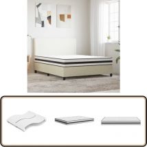 Matelas à ressorts bonnell moyen 160x200 cm - Matelas Bonnell - Matelas Ressort - Matelas Double - Matelas Confortable - Matelas Support