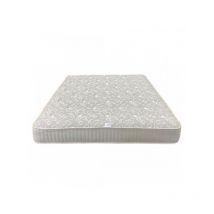Matelas à ressorts en coton 160 x 190 x 25 avec tissu en chanvre et lin