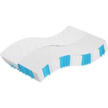 Matelas à ressorts ensachés dureté moyenne 120x200 cm